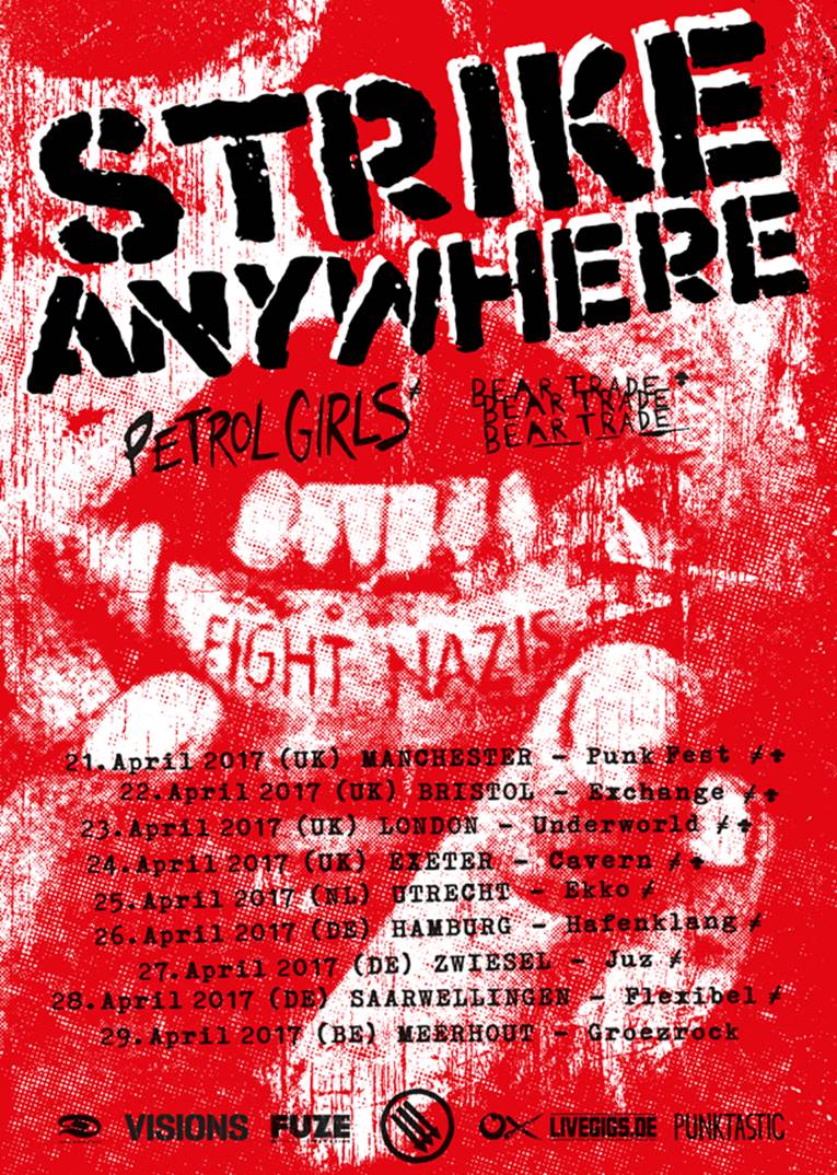 strike anywhere tour