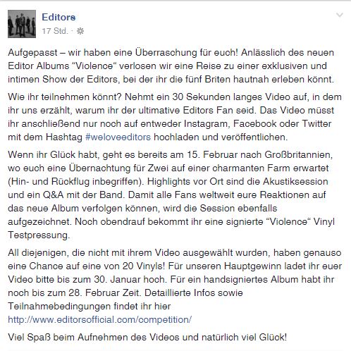 Editors Videowettbewerb