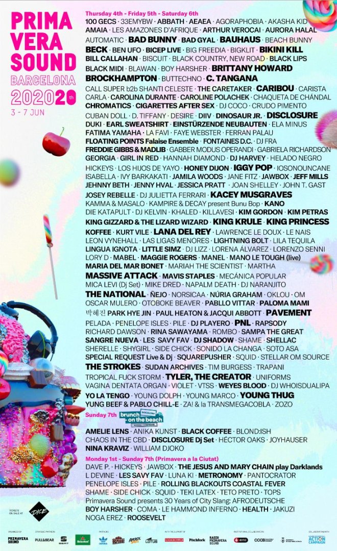 Primavera Sound 2020 - Poster