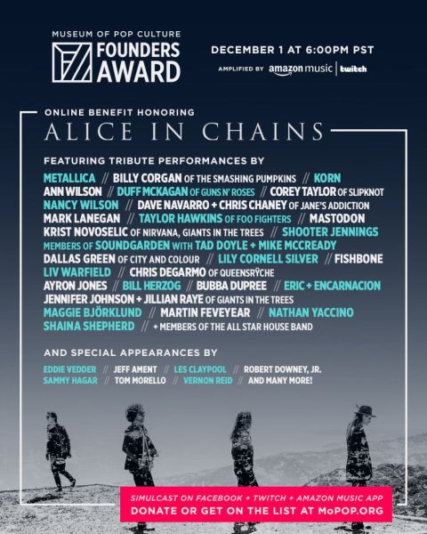 Alice In Chains - Plakat Tribute-Konzert
