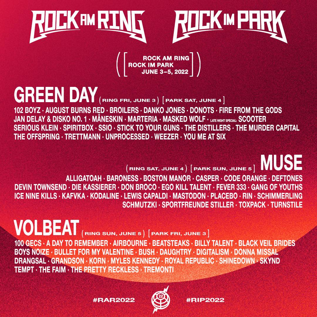 Rock am Ring und Rock im Park 2022