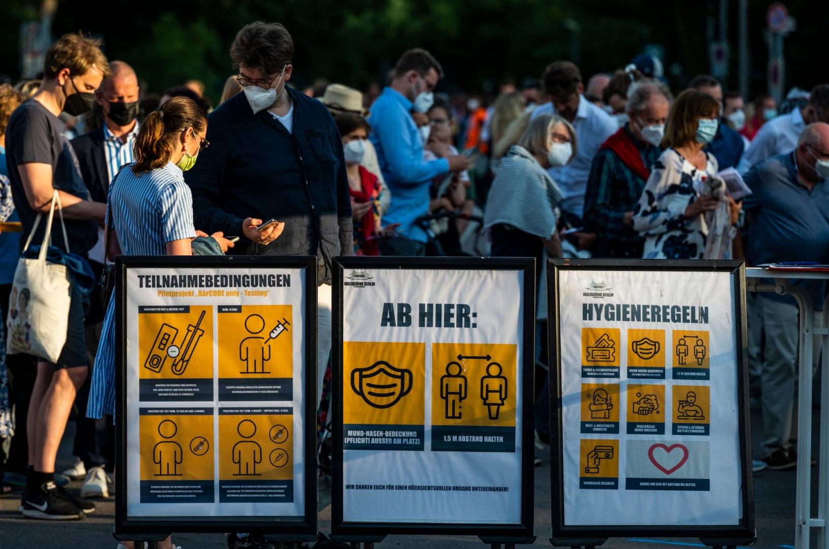 Festivals mit Maskenpflicht - Getty