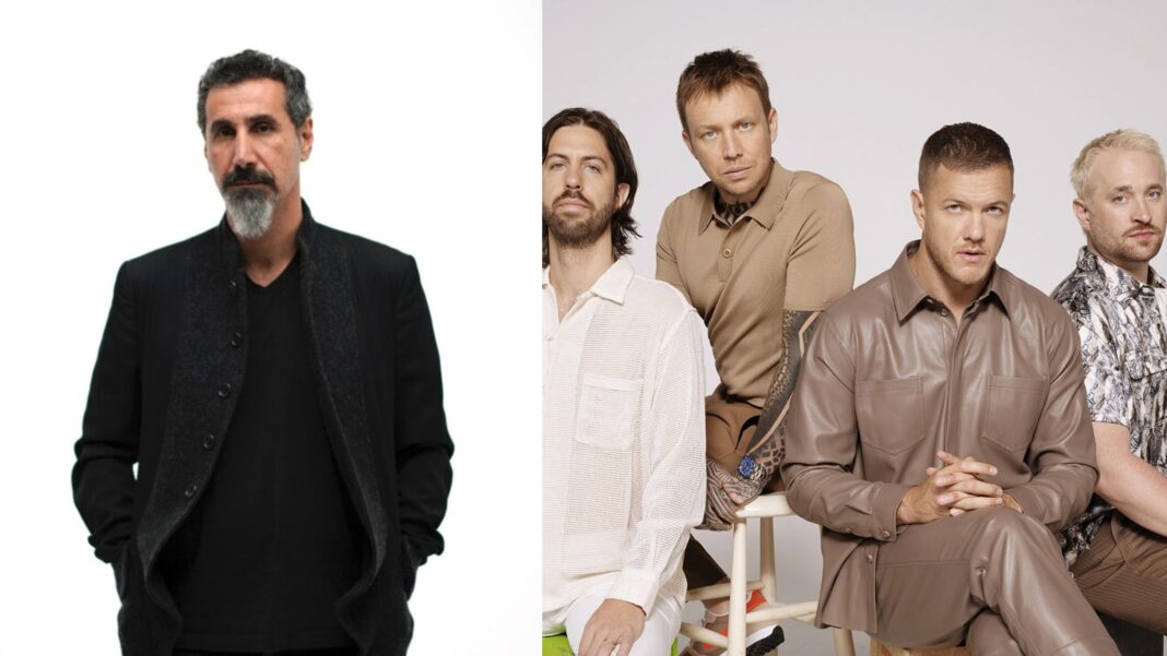 Serj Tankian (Foto: George Tonikian) & Imagine Dragons (Foto: Eric Ray Davidson / Universal Music)