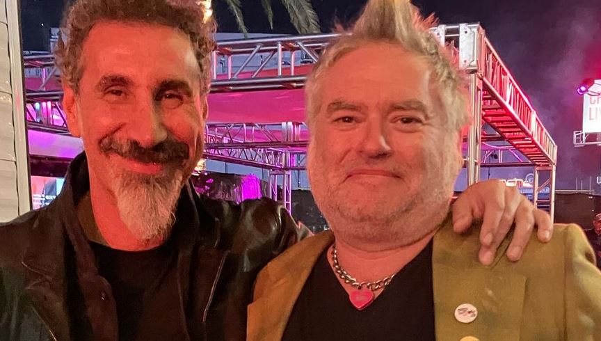 Fat Mike & Serj Tankian (Screenshot: Instagram/fatmikedude)