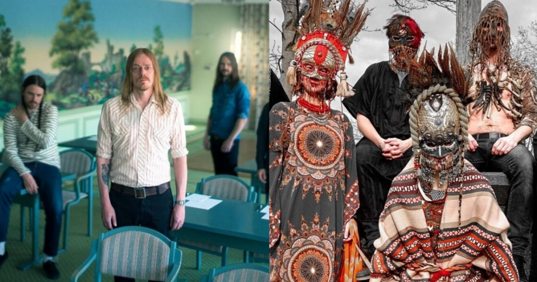Graveyard (links, Foto: Nuclear Blast) und Goat (rechts, Foto: Andreas Johannson)