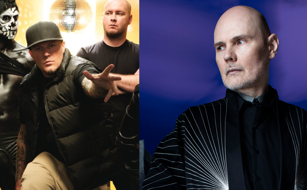 Fred Durst (links, Bildausschnitt Foto: Universal) und Billy Corgan (rechts, Bildausschnitt, Foto: Paul Elledge)