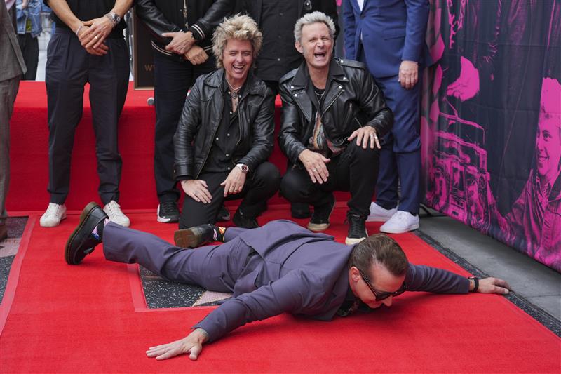Green Day auf dem Walk Of Fame (Foto: picture alliance / Chris Pizzello/Invision/AP | Chris Pizzello)
