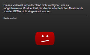 GEMA &amp; Youtube: Sperrung von Content in Deutschland ab sofort aufgehoben