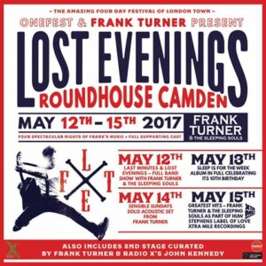 Frank Turner kündigt für 2017 ein eigenes Festival in London an