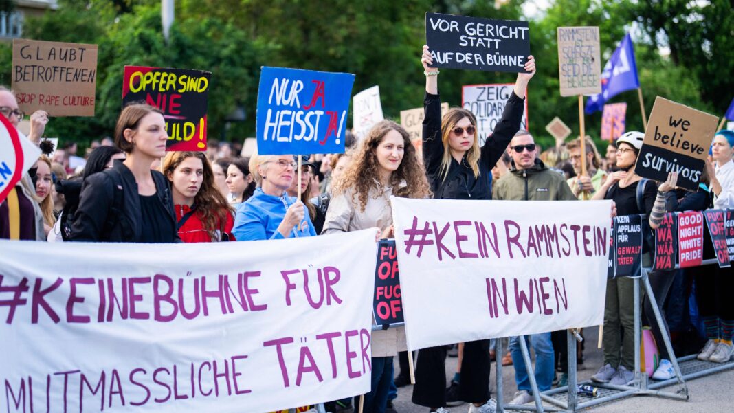 Rammstein Demonstration Wien