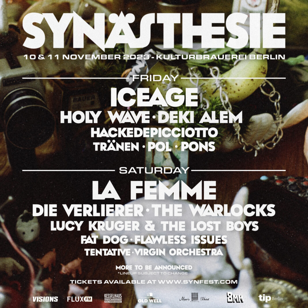 Synasthesie Festival 2023 Line-Up
