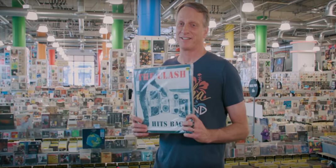 Tony Hawk - What's In My Bag? (Screenshot: YouTube/Amoeba)